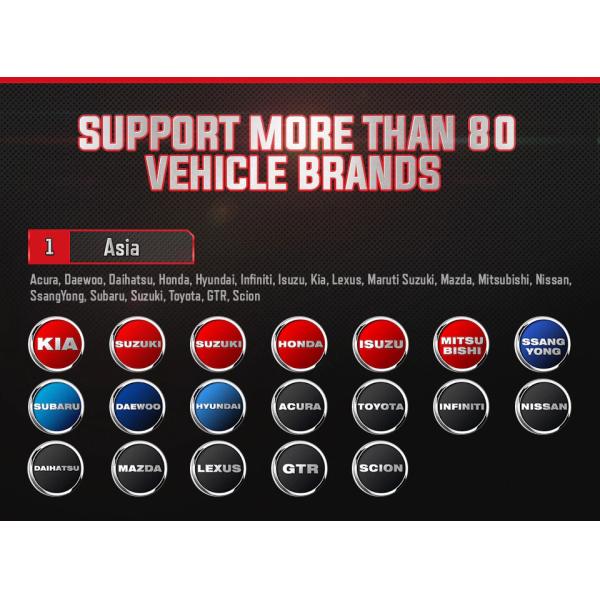 Autel MaxiCOM MK808 vehicle coverage 