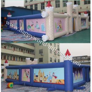 Quality inflatable maze for sale , outdoor princess paint maze, inflatable haunted maze for sale