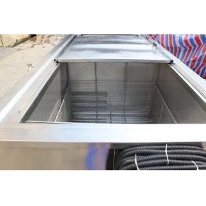 Heating Internal exchanger tube Professional Ultrasonic Cleaner with 2 chambers