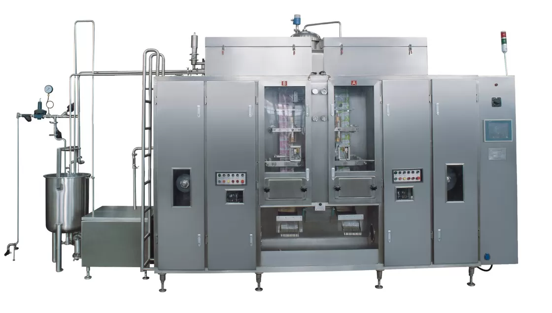 Coconut Juice Pouch Packaging Machine Stainless Speed Control 4500PPH