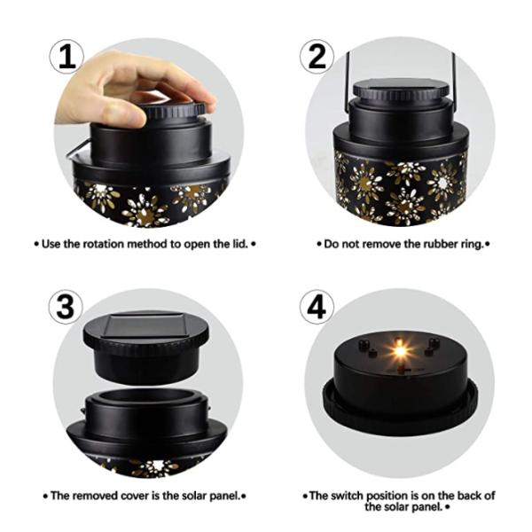 6V LED Solar Garden Lanterns