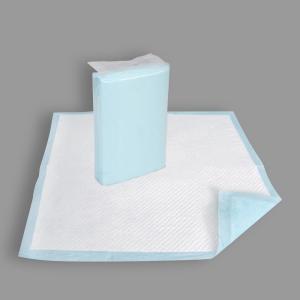 China PE Film Backsheet Fluff Pulp SAP High Absorption Disposable Underpads on sale