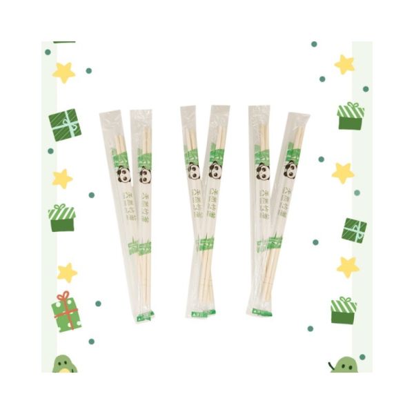 Buy Custom Logo Disposable Chopsticks Round Bamboo Bulk Orders for Favorable Advantage at wholesale prices
