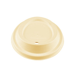 Compostable Sugarcane Bagasse Pulp Disposable Coffee Cup Lids