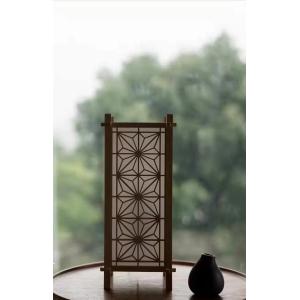 Living Room Wood Kumiko Craft Kumiko Wooden Lamp Simple Patterns