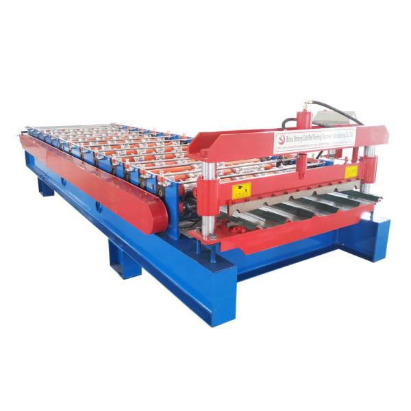 Full Automatic Iron Roofing Sheet Roll Forming Machine , Cold Roofing Rolling Machine