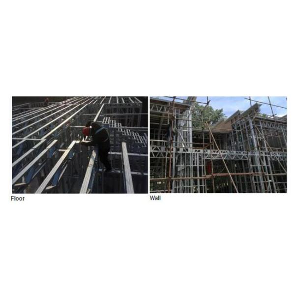 Tiny Ready Made Light Steel Prefab House With Garage For Worker Labor Camp