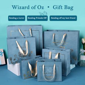 Hot Stamping Cardboard Gift Packaging Box Eco Friendly Handbag