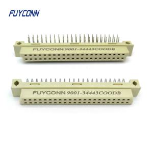 2 Rows 44 Pin DIN 41612 Connector PCB Angled Female 2*22P 244S Eurocard
