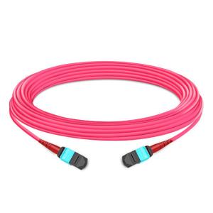 10m (33ft) 24 Fibers Female to Female MTP Trunk Cable Polarity A Plenum (OFNP)