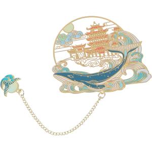 3D Enamel Blank Metal Stamped Bookmarks ODM