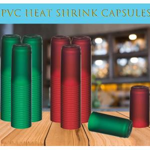 Non Spill Wine Bottle Heat Shrink Capsules with Transparent Customization