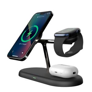 T256 Desktop All In One Wireless Charging Station with Night Light and Touch