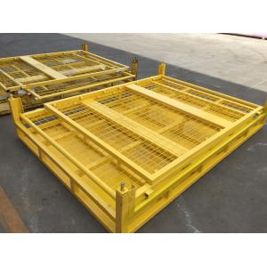 Foldable Wire Container Storage Cages Warehouse Material Handling