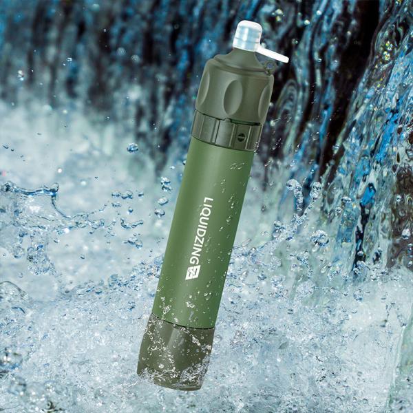 LIQUIDZING Water Filter Straw Portable Emergency Preparedness Survival