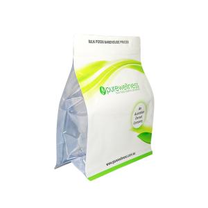 Custom Printed 8-Side Stand Up Pouches Eco-Friendly Leakproof Packaging for Food