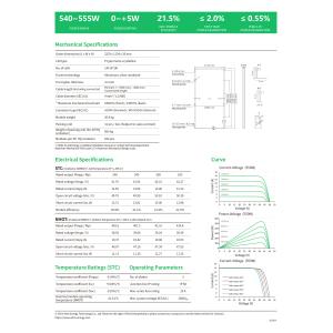 Astronergy 5Semi 540w 545w 550w 555w Solar Panels Battery Photovoltaic Panels