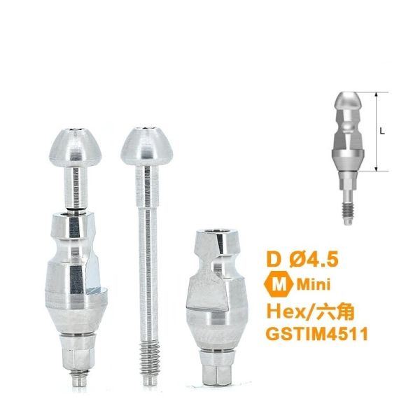 Osstem® GS/TS Close Tray Transfer Impression Coping Titanium Coping Transfer Compatiable to Mini & regular