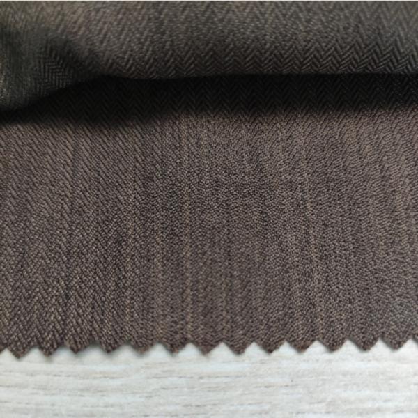 123gsm Solid Dye GRS Standard 100% RPET 170D Herringbone Fabric for Recycled Garments