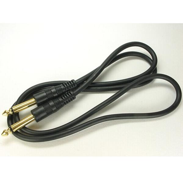 Buy Gold plated straight 6.35mm mono audio cable at wholesale prices