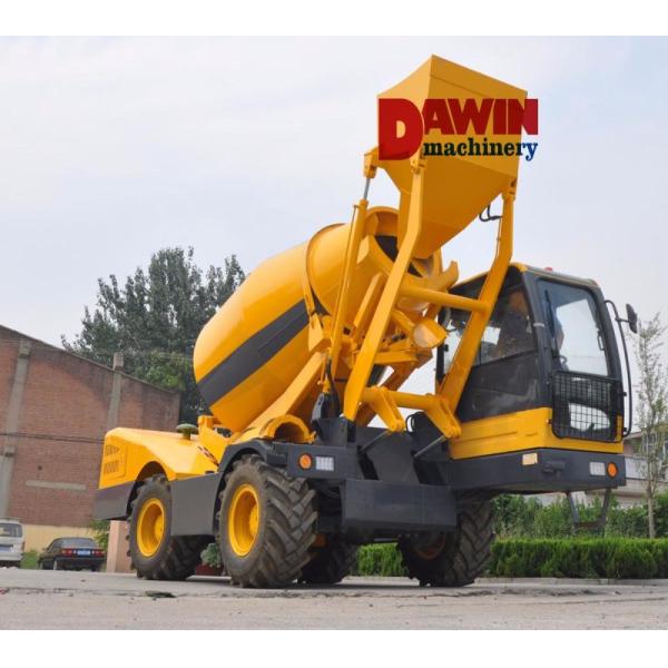 Auto Self Loading Concrete Mixer Truck with PLC Weighing System