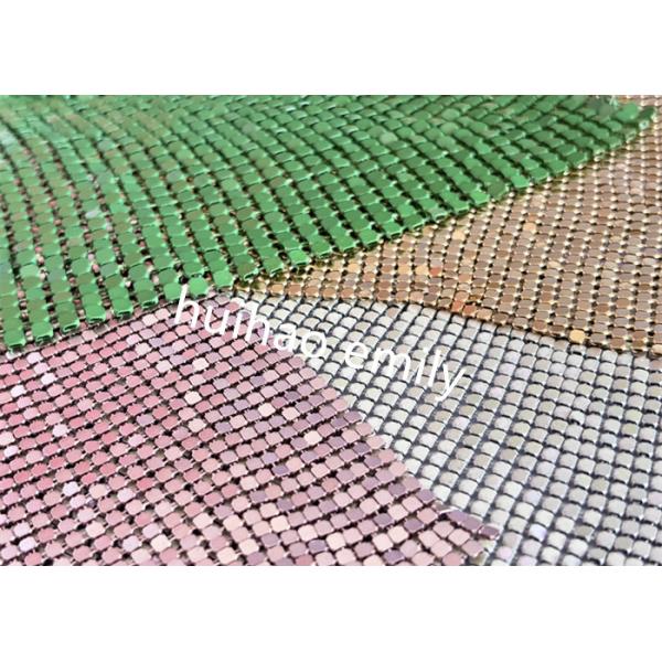 Aluminum Fashion Metallic Flake Fabric Drapery With Various Colors