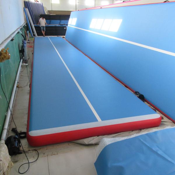 Buy High End Physical Exercises Inflatable Air Track Customized Height / Thick at wholesale prices