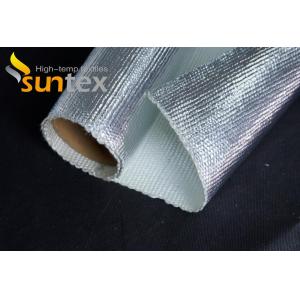 Heat Reflective 0.4mm 550C Aluminum Coated Fiberglass Fabric Insulation