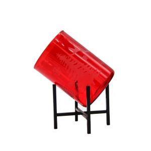 Brosilicate Glass Candle Holders With Etched Christmas Pattern