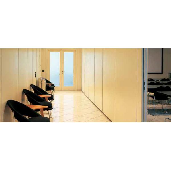 Customized Wooden Acoustic Movable Partition Walls For Artgallery / Office