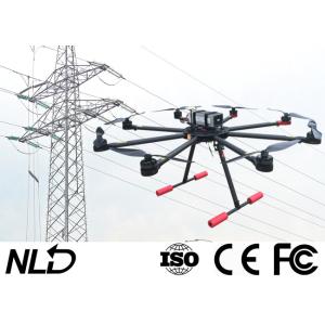 GPS 720P 8 Rotors Unmanned Aerial Vehicle Drone To Stringing Power Line