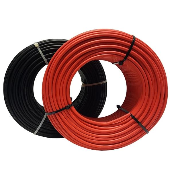 Buy UV Resistance PV Solar Cable / Coaxial Power Cable XLPE Sheathed at wholesale prices