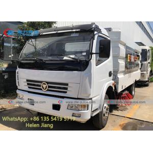 Dongfeng 4x2 LHD Diesel Engine Vacuum Road Sweeper Truck