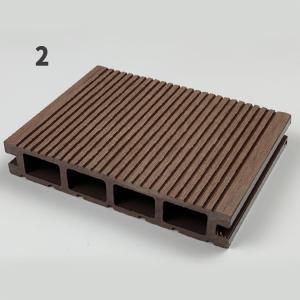 Lightweight WPC Decking Panel Weather Resistant Composite Wood Decking Boards
