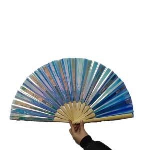 Personalized Kongfu Fan 13inch Plastic Customized Large Hand Fans