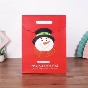 Wholesale Spot Christmas Eve Exquisite Printed Gift Packaging Paper Bags