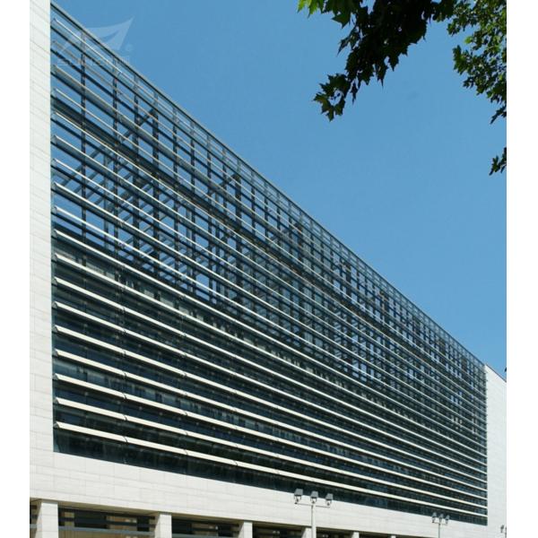 Public Architectural Sunshade Louvers Architectural Sun Control System 600