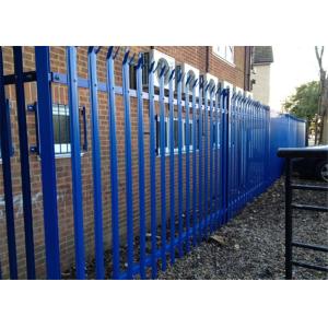 Hot Dipped Galvanized European 2.4m Palisade Fencing Stainless Steel