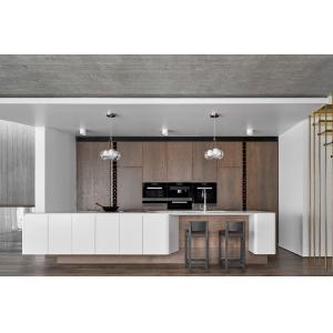 Modern Design Kitchen Cabinet Acrylic Surface Treatment Environmental Friendly