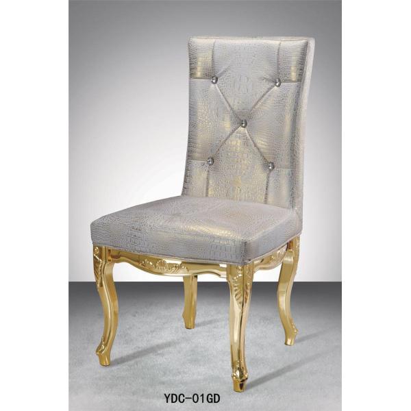 Hot sell PU upholstered stack restaurant armchair (YDC-11ST)