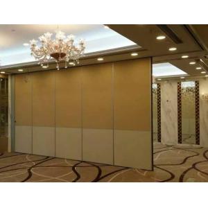 Sliding Aluminium Acoustic Partition Walls Hotel Soundproof Folding Operable