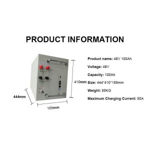 Custom Deep Cycle Lithium Ion Batteries 48v 100ah Lifepo4 Battery