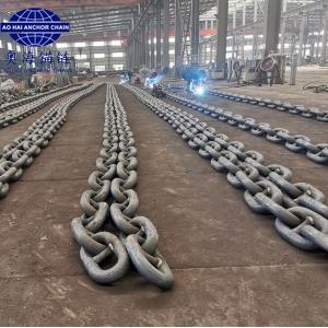 87MM G3 StudLink Anchor Chain In Stock With Certificate Black Painted