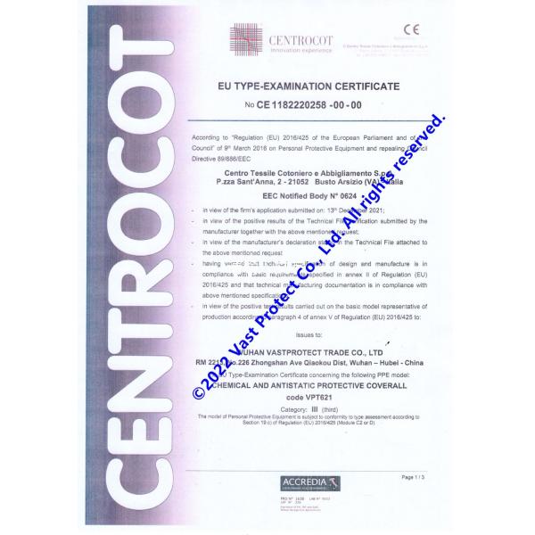 CE Type5&6 Disposable Hooded Coveralls Durable Waterproof Wholesale Suit