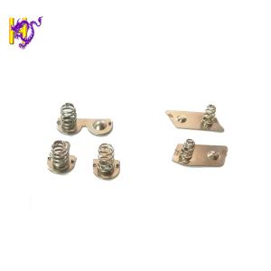 Customized Stainless Steel AAA Battery Spring Contacts Nickel / Chrome Plated
