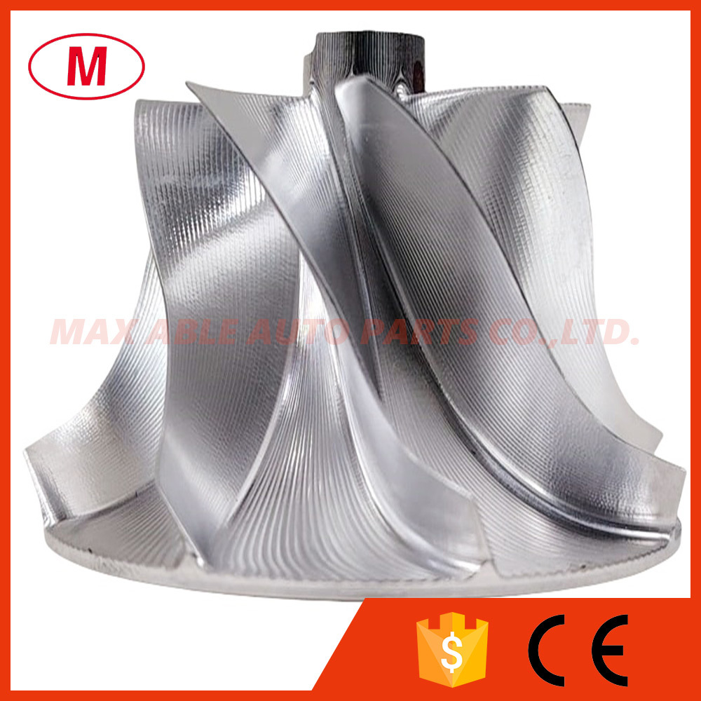 GT15-25 44.50/60.00mm 8+0 Blades Point Milling Inverse Curve turbo milling/aluminum 2618/billet compressor wheel