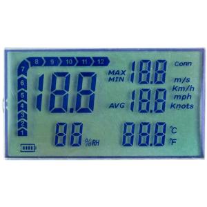 Quality Customized Pin VDD 3.6V FSTN Segment LCD Display For Vehicle Controller for sale