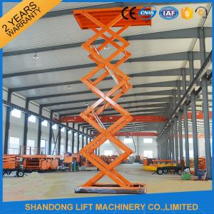 Hot Galvanizing Fixed Hydraulic Cargo Lift