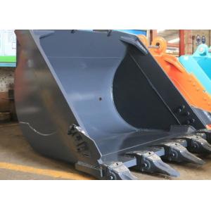 220-1150kg Strength Black / Yellow General Purpose Excavator Buckets With 0.25-1