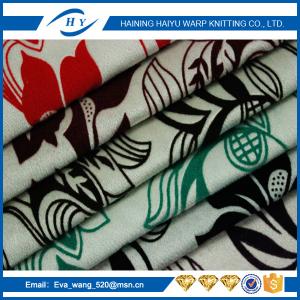 Shrink - Resistant Patterned Microfiber Fabric Upholstery Plush Fabric